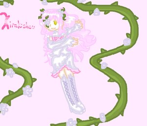 Rating: Safe Score: 0 Tags: 1girl boots dress flower frog gradient_hair hijiri_byakuren image kirakishou leaf long_hair multicolored_hair pink_background smile solo striped striped_background vertical_stripes yellow_eyes User: admin