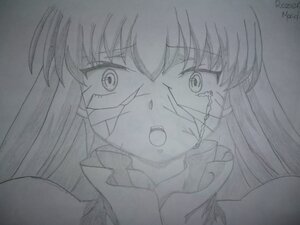 Rating: Safe Score: 0 Tags: 1girl barasuishou crying eyebrows_visible_through_hair greyscale image long_hair looking_at_viewer monochrome open_mouth solo tears traditional_media User: admin