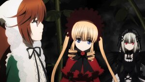 Rating: Safe Score: 0 Tags: 3girls black_ribbon blonde_hair blue_eyes bonnet dress drill_hair expressionless flower frills hairband image long_hair long_sleeves multiple multiple_girls red_eyes ribbon rose shinku smile suigintou tagme twin_drills User: admin