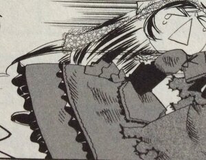 Rating: Safe Score: 0 Tags: 1girl >_< closed_eyes dress greyscale image long_hair magical_girl monochrome open_mouth solo suiseiseki User: admin