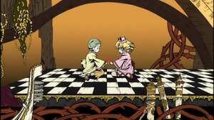 Rating: Safe Score: 0 Tags: argyle argyle_background argyle_legwear blonde_hair board_game checkered checkered_background checkered_floor checkered_kimono checkered_scarf checkered_skirt chess_piece drill_hair flag floor flower hair_ornament hinaichigo image kanaria kimono mirror multiple_girls on_floor pair perspective reflection short_hair tile_floor tiles tomoe_mami vanishing_point yagasuri User: admin