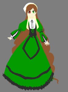 Rating: Safe Score: 0 Tags: 1girl bangs brown_hair dress full_body green_dress green_eyes heterochromia image juliet_sleeves long_hair long_sleeves looking_at_viewer puffy_sleeves red_eyes solo standing suiseiseki transparent_background very_long_hair User: admin