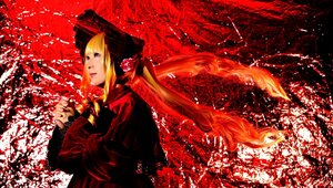 Rating: Safe Score: 0 Tags: 1girl autumn autumn_leaves blonde_hair blue_eyes fire long_hair long_sleeves shinku solo User: admin