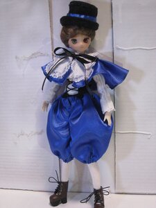 Rating: Safe Score: 0 Tags: 1girl bangs blue_headwear boots brown_hair capelet closed_mouth cross-laced_footwear doll full_body hat long_sleeves looking_at_viewer nail_polish ribbon short_hair solo souseiseki standing top_hat User: admin