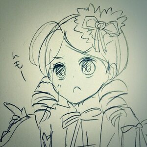 Rating: Safe Score: 0 Tags: 1girl bow drill_hair eyebrows_visible_through_hair graphite_(medium) hair_bow hair_ornament image kanaria long_hair monochrome photo ribbon ringlets solo tomoe_mami traditional_media twin_drills upper_body User: admin