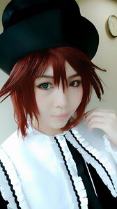 Rating: Safe Score: 0 Tags: 1girl closed_mouth frills hat lips looking_at_viewer nose red_hair short_hair solo souseiseki User: admin