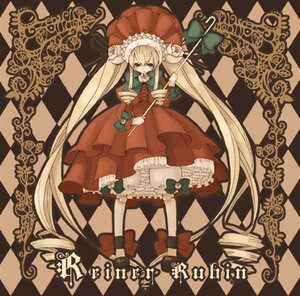 Rating: Safe Score: 0 Tags: 1girl argyle argyle_background argyle_legwear black_rock_shooter_(character) blonde_hair board_game bonnet bow checkerboard_cookie checkered checkered_background checkered_floor checkered_kimono checkered_skirt chess_piece cookie dress flag floor holding_flag image knight_(chess) long_hair mirror mop official_style on_floor perspective plaid_background red_dress reflection reflective_floor shinku shoes solo tile_floor tile_wall tiles twintails vanishing_point very_long_hair User: admin