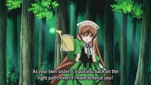 Rating: Safe Score: 0 Tags: 1girl brown_hair bush dress english_text forest green_dress green_eyes heterochromia holding image long_hair long_sleeves nature open_mouth outdoors red_eyes ribbon solo suiseiseki tree very_long_hair watering_can User: admin