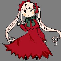 Rating: Safe Score: 0 Tags: 1girl :< dress full_body hair_ornament hat image long_hair shinku solo transparent_background User: admin