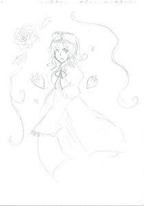 Rating: Safe Score: 0 Tags: 1girl bug butterfly dress flower frills greyscale hinaichigo image insect long_sleeves monochrome ribbon rose short_hair solo User: admin