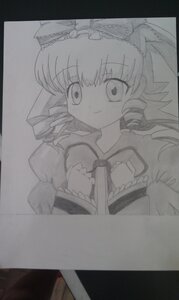 Rating: Safe Score: 0 Tags: 1girl auto_tagged bow cup detached_sleeves greyscale hair_bow hair_tubes hakurei_reimu hinaichigo image long_hair looking_at_viewer monochrome photo shikishi smile solo traditional_media wide_sleeves User: admin
