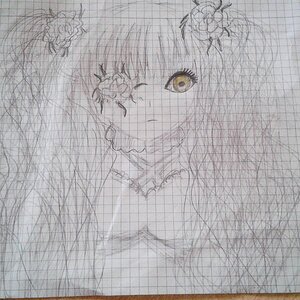 Rating: Safe Score: 0 Tags: chain-link_fence chen fence flower greyscale hat image kirakishou monochrome multiple_girls solo traditional_media yakumo_yukari User: admin