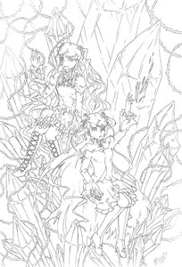 Rating: Safe Score: 0 Tags: 2girls auto_tagged barasuishou bare_shoulders dress frills greyscale image kirakishou lineart long_hair monochrome multiple_girls pair sketch twintails very_long_hair User: admin