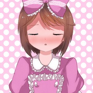 Rating: Safe Score: 0 Tags: 1girl blush bow brown_hair circle closed_eyes color_guide frills hair_bow halftone halftone_background image mushroom pajamas pink_bow polka_dot polka_dot_background polka_dot_bikini polka_dot_bow polka_dot_bra polka_dot_dress polka_dot_legwear polka_dot_panties polka_dot_ribbon polka_dot_skirt polka_dot_swimsuit short_hair solo souseiseki unmoving_pattern upper_body User: admin