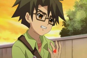 Rating: Safe Score: 0 Tags: 1boy black_hair blood brown_eyes clenched_teeth glasses green_shirt human looking_at_viewer sakurada_jun screenshot shirt solo teeth User: admin
