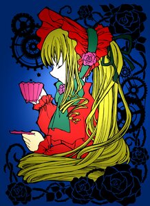 Rating: Safe Score: 0 Tags: 1girl auto_tagged black_rose blonde_hair blue_background blue_flower blue_rose bonnet dress drill_hair flower hat image long_hair long_sleeves pink_flower pink_rose profile purple_flower purple_rose red_flower red_rose rose shinku solo thorns white_rose yellow_flower yellow_rose User: admin