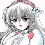 Rating: Safe Score: 0 Tags: 1girl blush collar grey_hair hair_ribbon image long_hair mosaic_censoring pixel_art ribbon solo suigintou User: admin