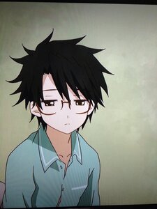 Rating: Safe Score: 0 Tags: 1boy bangs black_hair blue_shirt brown_eyes closed_mouth collared_shirt glasses human letterboxed looking_at_viewer sakurada_jun screenshot shirt solo upper_body wing_collar User: admin
