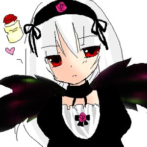 Rating: Safe Score: 0 Tags: 1girl black_wings blush choker dress flower image long_sleeves red_eyes red_rose ribbon rose solo suigintou transparent_background white_hair wings User: admin