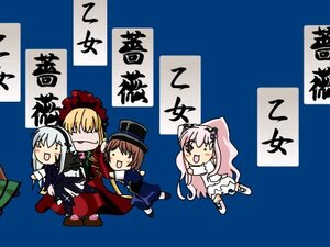 Rating: Safe Score: 0 Tags: 4girls blonde_hair brown_hair chibi dress hat image long_hair multiple multiple_girls pink_hair short_hair silver_hair smile suigintou tagme User: admin
