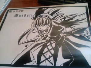 Rating: Safe Score: 0 Tags: 1girl dress hairband image long_hair long_sleeves looking_at_viewer monochrome photo puffy_sleeves solo standing suigintou wide_sleeves wings User: admin