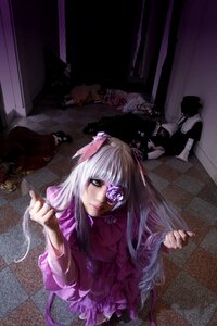 Rating: Safe Score: 0 Tags: 1girl argyle argyle_background argyle_legwear barasuishou board_game checkered checkered_background checkered_floor checkered_skirt chess_piece dress eyepatch floor gothic_lolita lips lolita_fashion long_hair mirror on_floor perspective reflection rose solo tile_floor tile_wall tiles vanishing_point User: admin