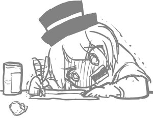 Rating: Safe Score: 0 Tags: 1girl auto_tagged blush crying greyscale hat image monochrome solo souseiseki tears trembling User: admin