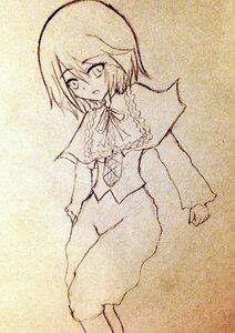Rating: Safe Score: 0 Tags: 1girl alice_margatroid capelet full_body image long_sleeves looking_at_viewer monochrome short_hair solo souseiseki standing User: admin