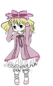 Rating: Safe Score: 0 Tags: 1girl blonde_hair bloomers bow dress frills full_body green_eyes hina_ichigo hinaichigo image long_sleeves looking_at_viewer pink_bow pink_dress ribbon short_hair simple_background solo standing tongue tongue_out underwear white_background white_bloomers User: admin