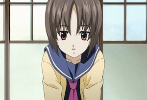 Rating: Safe Score: 0 Tags: 1girl auto_tagged bangs brown_eyes brown_hair human image indoors kashiwaba_tomoe long_sleeves looking_at_viewer sailor_collar school_uniform screenshot serafuku short_hair shouji sliding_doors solo upper_body window User: admin