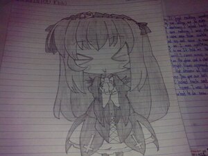Rating: Safe Score: 0 Tags: 1girl akemi_homura blush drill_hair image kaname_madoka monochrome simple_background solo suigintou traditional_media twin_drills User: admin