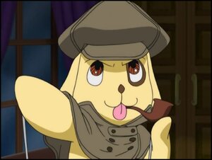 Rating: Safe Score: 0 Tags: black_border cabbie_hat face hat indoors kunkun letterboxed no_humans red_eyes screenshot solo tongue tongue_out window User: admin