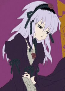 Rating: Safe Score: 0 Tags: 1girl auto_tagged black_dress dress flower frills hairband image lolita_fashion lolita_hairband long_hair long_sleeves ribbon simple_background solo suigintou User: admin