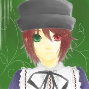 Rating: Safe Score: 0 Tags: 1girl collar green_background green_eyes hat heterochromia image long_sleeves looking_at_viewer red_eyes short_hair simple_background solo souseiseki upper_body User: admin