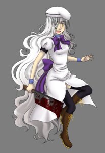 Rating: Safe Score: 0 Tags: 1girl black_legwear boots bow dress eyepatch hat image kirakishou long_hair solo thighhighs very_long_hair wavy_hair yellow_eyes User: admin