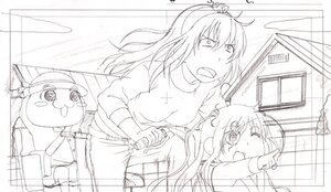 Rating: Safe Score: 0 Tags: 2girls barasuishou greyscale image long_hair monochrome multiple_girls one_eye_closed open_mouth pair suigintou User: admin