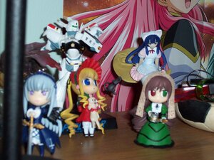 Rating: Safe Score: 0 Tags: blonde_hair blue_eyes blue_hair blurry doll dress hat heterochromia long_hair multiple_dolls multiple_girls photo pink_hair red_eyes shinku suiseiseki tagme very_long_hair User: admin