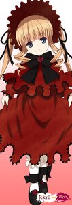 Rating: Safe Score: 0 Tags: 1girl bangs blonde_hair blue_eyes bonnet bow bowtie dress drill_hair flower full_body image long_hair long_sleeves looking_at_viewer mizuki_makoto photoshop_(medium) red_dress rose rozen_maiden shinku shoes solo standing User: admin
