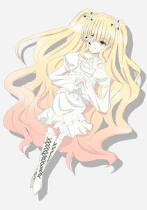 Rating: Safe Score: 0 Tags: 1girl bangs blonde_hair boots cross-laced_footwear dress eyepatch flower frills full_body green_eyes hair_flower hair_ornament image kirakishou knee_boots long_hair long_sleeves rose solo striped striped_background vertical_stripes very_long_hair white_dress white_footwear User: admin