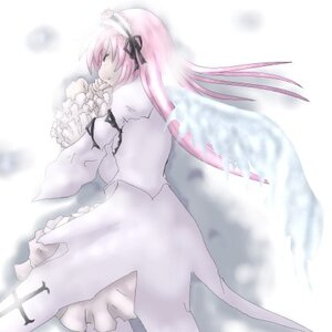 Rating: Safe Score: 0 Tags: 1girl closed_eyes dress floating_hair frills hairband image lolita_hairband long_hair long_sleeves pink_hair ribbon solo suigintou wings User: admin