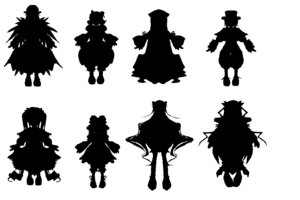 Rating: Safe Score: 0 Tags: 6+girls animal_ears crescent dress flandre_scarlet greyscale hat heart image inaba_tewi kagiyama_hina kazami_yuuka koakuma kurodani_yamame long_hair monochrome multiple multiple_girls patchouli_knowledge remilia_scarlet scythe short_hair silhouette tagme tatara_kogasa umbrella wings wriggle_nightbug User: admin