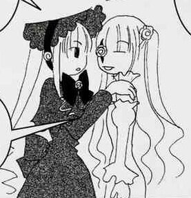 Rating: Safe Score: 0 Tags: 2girls dress frills greyscale long_hair long_sleeves monochrome multiple_girls shinku sisters suigintou twintails very_long_hair User: admin