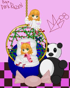 Rating: Safe Score: 0 Tags: 1girl argyle argyle_background argyle_legwear blonde_hair board_game chain checkerboard_cookie checkered checkered_background checkered_floor checkered_kimono checkered_skirt chess_piece cookie dress flag flower green_eyes hina_ichigo hinaichigo image lying perspective pillow pink_flower pixel_art plaid_background short_hair solo star_(symbol) tile_floor tiles vanishing_point wings User: admin