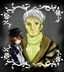 Rating: Safe Score: 0 Tags: 1boy 1girl auto_tagged brown_hair dress green_dress green_eyes hat heterochromia image long_sleeves looking_at_viewer red_eyes solo souseiseki suiseiseki top_hat User: admin