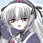 Rating: Safe Score: 0 Tags: 1girl dress image juliet_sleeves long_hair long_sleeves mosaic_censoring red_eyes ribbon silver_hair solo suigintou User: admin
