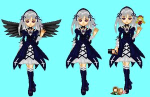 Rating: Safe Score: 0 Tags: 1girl auto_tagged boots dress flower frills hairband image lolita_fashion lolita_hairband long_hair long_sleeves looking_at_viewer purple_eyes ribbon rose silver_hair smile solo suigintou wings User: admin