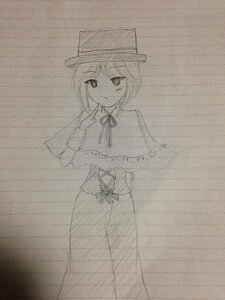 Rating: Safe Score: 0 Tags: 1girl auto_tagged capelet frills hat image long_sleeves monochrome nagae_iku ribbon short_hair smile solo souseiseki User: admin