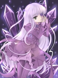 Rating: Safe Score: 0 Tags: 1girl barasuishou commentary_request crystal dress eyepatch flower frills hair_ornament hanabana_tsubomi image long_hair long_sleeves pantyhose petals purple_dress purple_hair ribbon rose rozen_maiden silver_hair solo standing very_long_hair yellow_eyes User: admin