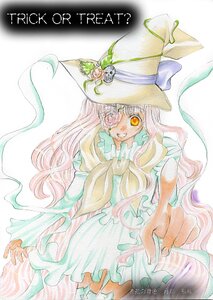 Rating: Safe Score: 0 Tags: 1girl artist_name cowboy_shot dress flower frills grin hat hat_flower image kirakishou long_hair long_sleeves pink_hair smile solo traditional_media watercolor_(medium) witch_hat User: admin