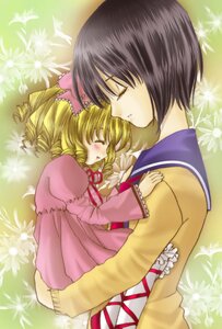 Rating: Safe Score: 0 Tags: 2girls blonde_hair bow closed_eyes dress drill_hair field grass hina_ichigo hinaichigo image kashiwaba_tomoe long_sleeves multiple_girls school_uniform serafuku short_hair sleeping solo twin_drills User: admin